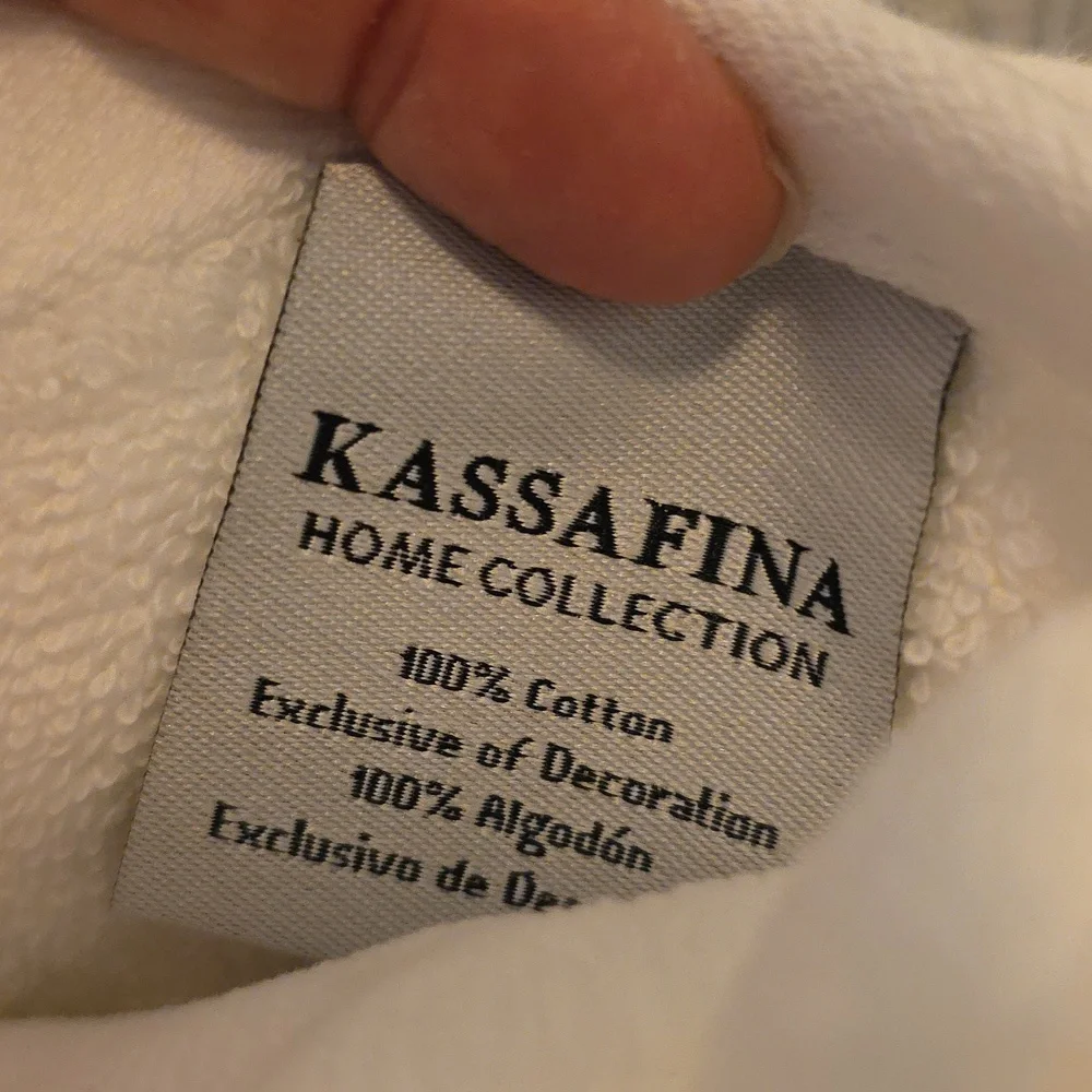 White Hand Towels with Dachshund Design